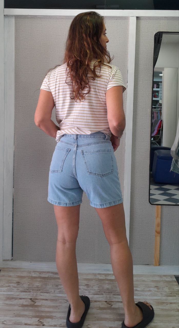 Short mom con stras - Image 3