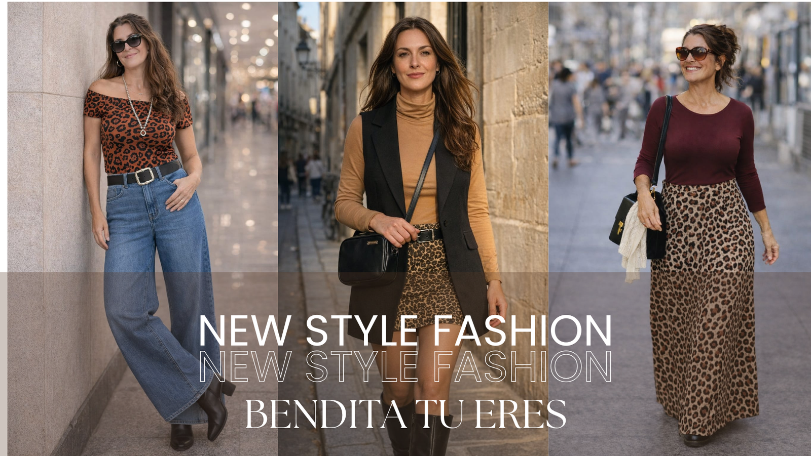 Brown New Style Fashion Facebook Cover